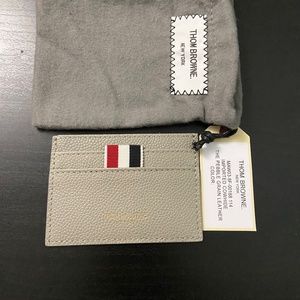 SOLD thom browne caviar leather card holder